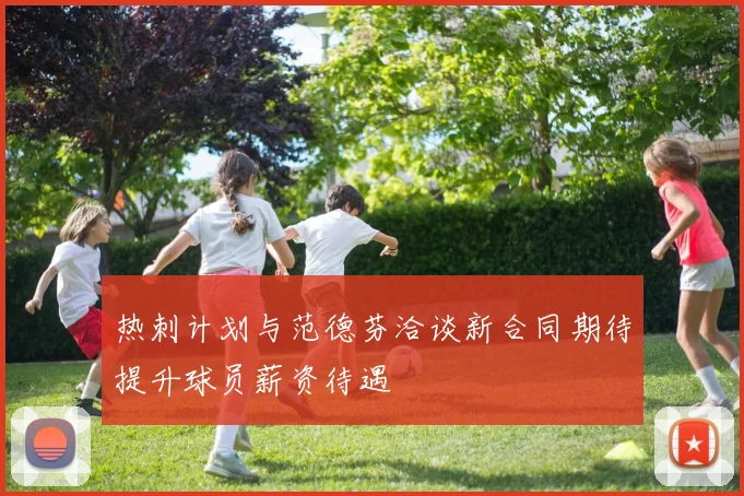 热刺计划与范德芬洽谈新合同期待提升球员薪资待遇